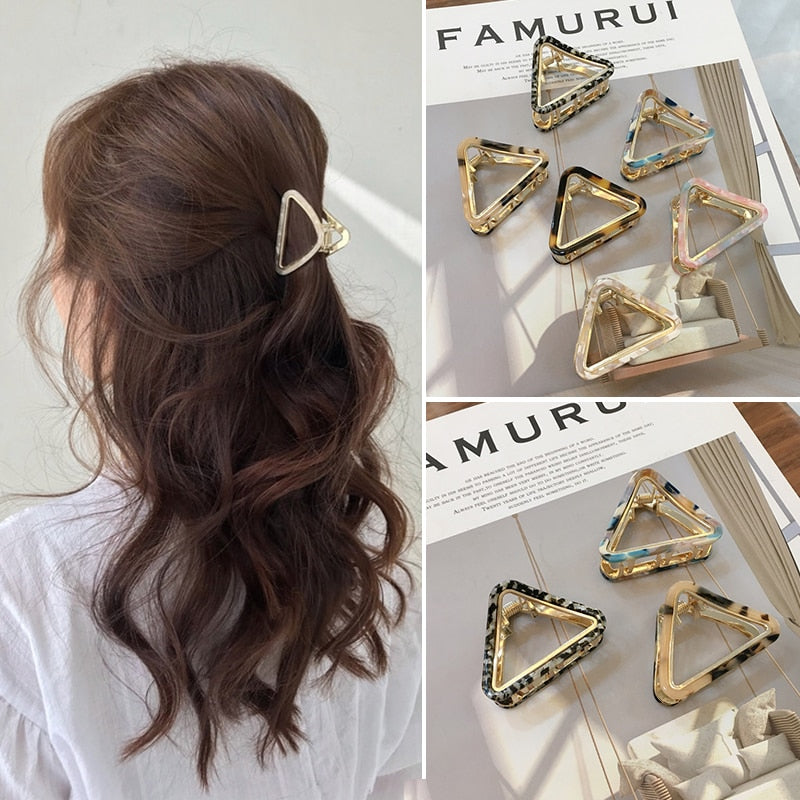 Elegant Acetate Hair Claw Clip
