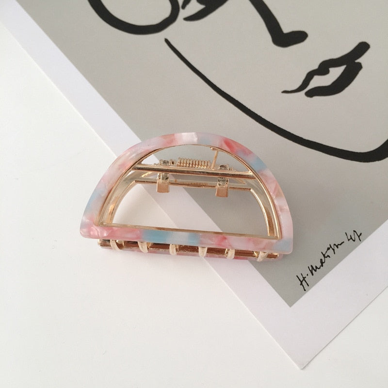 Elegant Acetate Hair Claw Clip