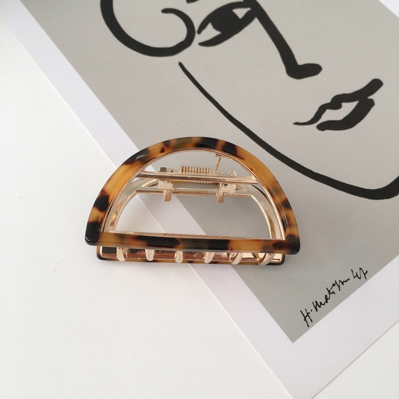 Elegant Acetate Hair Claw Clip