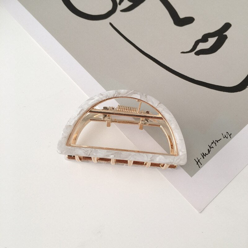 Elegant Acetate Hair Claw Clip