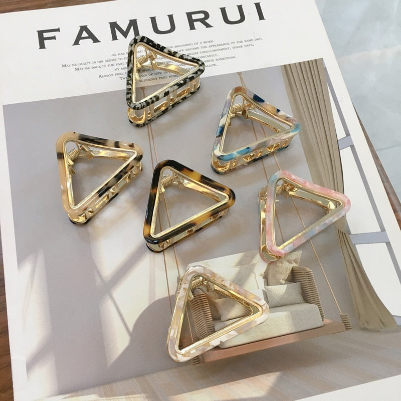 Elegant Acetate Hair Claw Clip